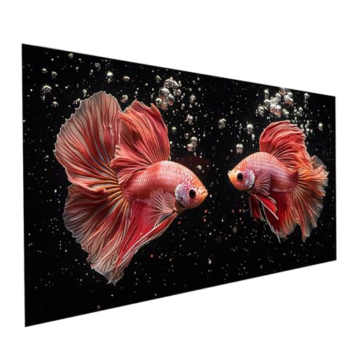 5D Diamond Painting Erwachsene Fisch Square Volldiamant Malen Nach Zahlen Tier, Diamant Strasssteine DIY Set mit Diamond Painting Zubehör, Bastelset Erwachsene für Zimmer Deko 140 x 70 cm Model-05510 5D Diamond Painting Erwachsene Fisch Square Volldiamant Malen Nach Zahlen Tier, Diamant Strasssteine DIY Set mit Diamond Painting Zubehör, Bastelset Erwachsene für Zimmer Deko 140 x 70 cm Model-05510 von XELIETOO