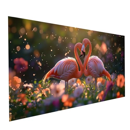 5D Diamond Painting Erwachsene Flamingo Runden Volldiamant Malen Nach Zahlen Tier, Diamant Strasssteine DIY Set mit Diamond Painting Zubehör,Bastelset Erwachsene für Zimmer Deko 120 x 60 cm Model09301 5D Diamond Painting Erwachsene Flamingo Runden Volldiamant Malen Nach Zahlen Tier, Diamant Strasssteine DIY Set mit Diamond Painting Zubehör,Bastelset Erwachsene für Zimmer Deko 120 x 60 cm Model09301 von XELIETOO