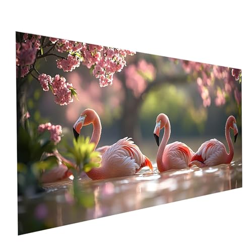 5D Diamond Painting Erwachsene Flamingo Square Volldiamant Malen Nach Zahlen Tier, Diamant Strasssteine DIY Set mit Diamond Painting Zubehör, Bastelset Erwachsene für Zimmer Deko 80 x 40 cm Model09251 5D Diamond Painting Erwachsene Flamingo Square Volldiamant Malen Nach Zahlen Tier, Diamant Strasssteine DIY Set mit Diamond Painting Zubehör, Bastelset Erwachsene für Zimmer Deko 80 x 40 cm Model09251 von XELIETOO