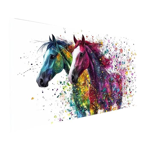 5D Diamond Painting Erwachsene Horse Runden Volldiamant Malen Nach Zahlen Farbe, Diamant Strasssteine DIY Set mit Diamond Painting Zubehör, Bastelset Erwachsene für Zimmer Deko 100 x 50 cm Model-07764 5D Diamond Painting Erwachsene Horse Runden Volldiamant Malen Nach Zahlen Farbe, Diamant Strasssteine DIY Set mit Diamond Painting Zubehör, Bastelset Erwachsene für Zimmer Deko 100 x 50 cm Model-07764 von XELIETOO