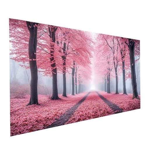 5D Diamond Painting Erwachsene Kirschblüten Square Volldiamant Malen Nach Zahlen Landschaft, Diamant Strasssteine DIY Set mit Diamond Painting Zubehör, Bastelset Erwachsene 160x80cm Model-00999 5D Diamond Painting Erwachsene Kirschblüten Square Volldiamant Malen Nach Zahlen Landschaft, Diamant Strasssteine DIY Set mit Diamond Painting Zubehör, Bastelset Erwachsene 160x80cm Model-00999 von XELIETOO