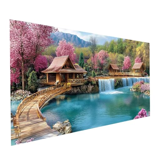 5D Diamond Painting Erwachsene Landschaft Runden Volldiamant Malen Nach Zahlen Baum, Diamant Strasssteine DIY Set mit Diamond Painting Zubehör, Bastelset Erwachsene für Zimmer Deko 60x30cm Model-01138 5D Diamond Painting Erwachsene Landschaft Runden Volldiamant Malen Nach Zahlen Baum, Diamant Strasssteine DIY Set mit Diamond Painting Zubehör, Bastelset Erwachsene für Zimmer Deko 60x30cm Model-01138 von XELIETOO