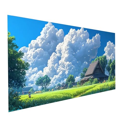 5D Diamond Painting Erwachsene Landschaft Runden Volldiamant Malen Nach Zahlen Dorf, Diamant Strasssteine DIY Set mit Diamond Painting Zubehör, Bastelset Erwachsene für Zimmer Deko 80x40cm Model-05523 5D Diamond Painting Erwachsene Landschaft Runden Volldiamant Malen Nach Zahlen Dorf, Diamant Strasssteine DIY Set mit Diamond Painting Zubehör, Bastelset Erwachsene für Zimmer Deko 80x40cm Model-05523 von XELIETOO