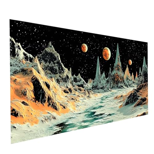 5D Diamond Painting Erwachsene Landschaft Runden Volldiamant Malen Nach Zahlen Universum, Diamant Strasssteine DIY Set mit Diamond Painting Zubehör, Bastelset Erwachsene Room Decor 160x80cm Model05847 5D Diamond Painting Erwachsene Landschaft Runden Volldiamant Malen Nach Zahlen Universum, Diamant Strasssteine DIY Set mit Diamond Painting Zubehör, Bastelset Erwachsene Room Decor 160x80cm Model05847 von XELIETOO