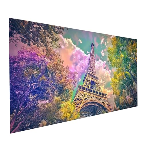 5D Diamond Painting Erwachsene Landschaft Square Volldiamant Malen Nach Zahlen Eiffelturm, Diamant Strasssteine DIY Set mit Diamond Painting Zubehör, Bastelset Erwachsene Room Decor 60x30cm Model00450 5D Diamond Painting Erwachsene Landschaft Square Volldiamant Malen Nach Zahlen Eiffelturm, Diamant Strasssteine DIY Set mit Diamond Painting Zubehör, Bastelset Erwachsene Room Decor 60x30cm Model00450 von XELIETOO