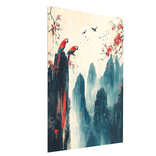 5D Diamond Painting Erwachsene Landschaft Square Volldiamant Malen Nach Zahlen Papagei, Diamant Strasssteine DIY set mit Diamond Painting Zubehör, Bastelset Erwachsene für Wanddeko 70x95CM Model-11984 5D Diamond Painting Erwachsene Landschaft Square Volldiamant Malen Nach Zahlen Papagei, Diamant Strasssteine DIY set mit Diamond Painting Zubehör, Bastelset Erwachsene für Wanddeko 70x95CM Model-11984 von XELIETOO