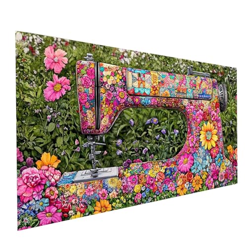 5D Diamond Painting Erwachsene Nähmaschine Square Volldiamant Malen Nach Zahlen Blume, Diamant Strasssteine DIY Set mit Diamond Painting Zubehör, Bastelset Erwachsene, Zimmer Deko 200x100cm Model00136 5D Diamond Painting Erwachsene Nähmaschine Square Volldiamant Malen Nach Zahlen Blume, Diamant Strasssteine DIY Set mit Diamond Painting Zubehör, Bastelset Erwachsene, Zimmer Deko 200x100cm Model00136 von XELIETOO