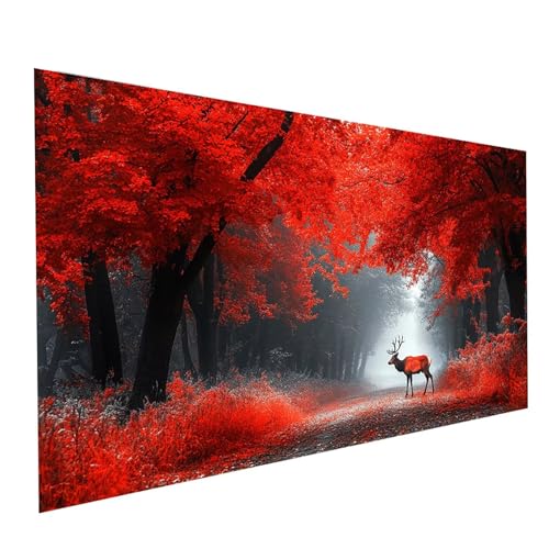 5D Diamond Painting Erwachsene Reh Square Volldiamant Malen Nach Zahlen Baum, Diamant Strasssteine DIY Set mit Diamond Painting Zubehör, Bastelset Erwachsene für Zimmer Deko 200x100cm Model-00968 5D Diamond Painting Erwachsene Reh Square Volldiamant Malen Nach Zahlen Baum, Diamant Strasssteine DIY Set mit Diamond Painting Zubehör, Bastelset Erwachsene für Zimmer Deko 200x100cm Model-00968 von XELIETOO