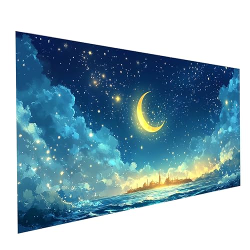 5D Diamond Painting Erwachsene Sternenhimmel Runden Volldiamant Malen Nach Zahlen Stadt, Diamant Strasssteine DIY Set mit Diamond Painting Zubehör, Bastelset Erwachsene Room Decor 200x100cm Model07544 5D Diamond Painting Erwachsene Sternenhimmel Runden Volldiamant Malen Nach Zahlen Stadt, Diamant Strasssteine DIY Set mit Diamond Painting Zubehör, Bastelset Erwachsene Room Decor 200x100cm Model07544 von XELIETOO