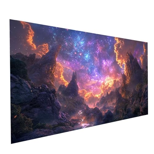 5D Diamond Painting Erwachsene Sternenhimmel Square Volldiamant Malen Nach Zahlen Landschaft, Diamant Strasssteine DIY Set mit Diamond Painting Zubehör, Bastelset Erwachsene 80x40cm Model-05699 von XELIETOO