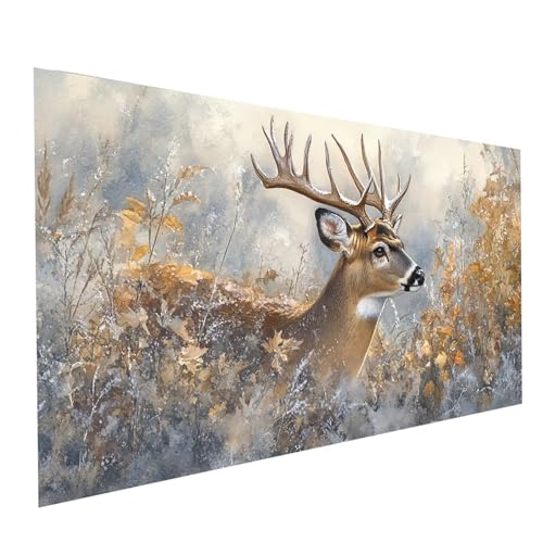 5D Diamond Painting Erwachsene Tier Square Volldiamant Malen Nach Zahlen Reh, Diamant Strasssteine DIY Set mit Diamond Painting Zubehör, Bastelset Erwachsene für Zimmer Deko 60 x 30cm Model-10914 5D Diamond Painting Erwachsene Tier Square Volldiamant Malen Nach Zahlen Reh, Diamant Strasssteine DIY Set mit Diamond Painting Zubehör, Bastelset Erwachsene für Zimmer Deko 60 x 30cm Model-10914 von XELIETOO