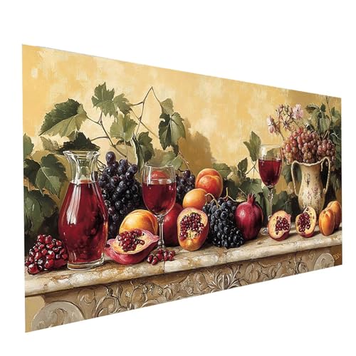 5D Diamond Painting Erwachsene Traube Runden Volldiamant Malen Nach Zahlen Obst, Diamant Strasssteine DIY Set mit Diamond Painting Zubehör, Bastelset Erwachsene für Zimmer Deko 200x100cm Model-00920 5D Diamond Painting Erwachsene Traube Runden Volldiamant Malen Nach Zahlen Obst, Diamant Strasssteine DIY Set mit Diamond Painting Zubehör, Bastelset Erwachsene für Zimmer Deko 200x100cm Model-00920 von XELIETOO