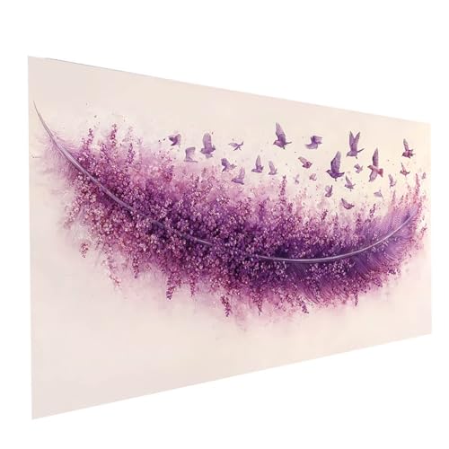 5D Diamond Painting Erwachsene Vogel Runden Volldiamant Malen Nach Zahlen Blume, Diamant Strasssteine DIY Set mit Diamond Painting Zubehör, Bastelset Erwachsene für Zimmer Deko 100x50cm Model-09268 5D Diamond Painting Erwachsene Vogel Runden Volldiamant Malen Nach Zahlen Blume, Diamant Strasssteine DIY Set mit Diamond Painting Zubehör, Bastelset Erwachsene für Zimmer Deko 100x50cm Model-09268 von XELIETOO