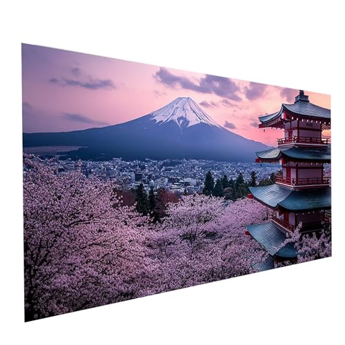 5D Diamond Painting Erwachsene Vulkan Fuji Runden Volldiamant Malen Nach Zahlen Stadt, Diamant Strasssteine DIY Set mit Diamond Painting Zubehör, Bastelset Erwachsene, Zimmer Deko 120x60cm Model-03445 5D Diamond Painting Erwachsene Vulkan Fuji Runden Volldiamant Malen Nach Zahlen Stadt, Diamant Strasssteine DIY Set mit Diamond Painting Zubehör, Bastelset Erwachsene, Zimmer Deko 120x60cm Model-03445 von XELIETOO