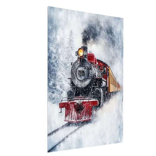 5D Diamond Painting Erwachsene Zug Square Volldiamant Malen Nach Zahlen Landschaft, Diamant Strasssteine DIY set mit Diamond Painting Zubehör, Bastelset Erwachsene für Zimmer Deko 70x95CM Model-11804 5D Diamond Painting Erwachsene Zug Square Volldiamant Malen Nach Zahlen Landschaft, Diamant Strasssteine DIY set mit Diamond Painting Zubehör, Bastelset Erwachsene für Zimmer Deko 70x95CM Model-11804 von XELIETOO