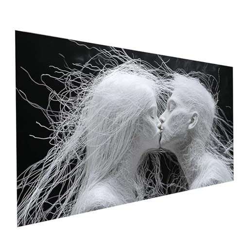 Diamond Painting Abstrakt, 5D DIY Malen Nach Zahlen Erwachsene mit Diamond 30 x 60cm, Diamant Painting Bilder Wolke, Runden Strasssteine Stickerei Embroidery kit, für Wandbilder Zimmer Deko Model06362 von XELIETOO