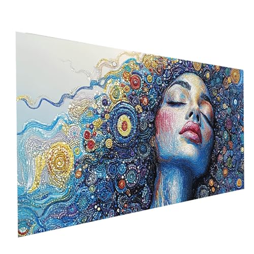 Diamond Painting Abstrakt, 5D DIY Malen Nach Zahlen Erwachsene mit Diamond 70 x 140 cm, Diamant Painting Bilder Frau, Square Strasssteine Stickerei Embroidery kit, für Deko Wohnzimmer Model-00046 Diamond Painting Abstrakt, 5D DIY Malen Nach Zahlen Erwachsene mit Diamond 70 x 140 cm, Diamant Painting Bilder Frau, Square Strasssteine Stickerei Embroidery kit, für Deko Wohnzimmer Model-00046 von XELIETOO