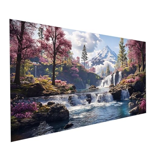 Diamond Painting Berg, 5D DIY Malen Nach Zahlen Erwachsene mit Diamond 30 x 60cm, Diamant Painting Bilder Schneeberg, Square Strasssteine Stickerei Embroidery kit, für Deko Wohnzimmer Model-01226 Diamond Painting Berg, 5D DIY Malen Nach Zahlen Erwachsene mit Diamond 30 x 60cm, Diamant Painting Bilder Schneeberg, Square Strasssteine Stickerei Embroidery kit, für Deko Wohnzimmer Model-01226 von XELIETOO