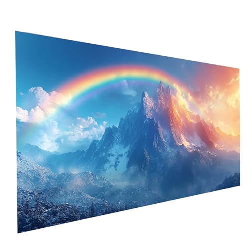 Diamond Painting Berg, 5D DIY Malen Nach Zahlen Erwachsene mit Diamond 60x120cm, Diamant Painting Bilder Sonnenuntergang, Runden Strasssteine Stickerei Embroidery kit, für Zimmer Deko Model-07453 Diamond Painting Berg, 5D DIY Malen Nach Zahlen Erwachsene mit Diamond 60x120cm, Diamant Painting Bilder Sonnenuntergang, Runden Strasssteine Stickerei Embroidery kit, für Zimmer Deko Model-07453 von XELIETOO