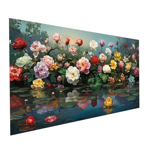 Diamond Painting Blume, 5D DIY Malen Nach Zahlen Erwachsene mit Diamond 30x60cm, Diamant Painting Bilder Pflanzen, Square Strasssteine Stickerei Embroidery kit, für Wandbilder Zimmer Deko Model-11338 Diamond Painting Blume, 5D DIY Malen Nach Zahlen Erwachsene mit Diamond 30x60cm, Diamant Painting Bilder Pflanzen, Square Strasssteine Stickerei Embroidery kit, für Wandbilder Zimmer Deko Model-11338 von XELIETOO