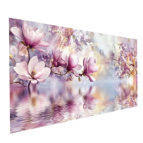 Diamond Painting Blume, 5D DIY Malen Nach Zahlen Erwachsene mit Diamond 80x160cm, Diamant Painting Bilder Landschaft, Square Strasssteine Stickerei Embroidery kit, für Deko Wohnzimmer Model-07407 Diamond Painting Blume, 5D DIY Malen Nach Zahlen Erwachsene mit Diamond 80x160cm, Diamant Painting Bilder Landschaft, Square Strasssteine Stickerei Embroidery kit, für Deko Wohnzimmer Model-07407 von XELIETOO