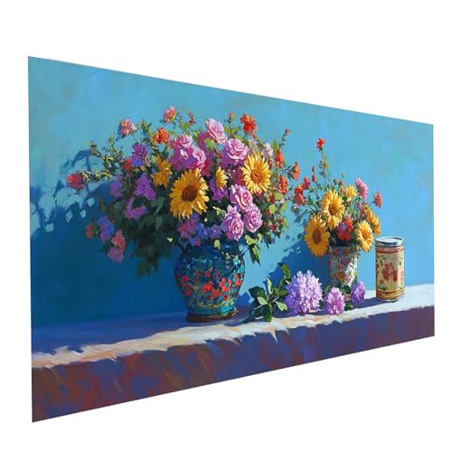Diamond Painting Blume, 5D DIY Malen Nach Zahlen Erwachsene mit Diamond 80x160cm, Diamant Painting Bilder Vase, Square Strasssteine Stickerei Embroidery kit, für Wandbilder Zimmer Deko Model-09999 von XELIETOO