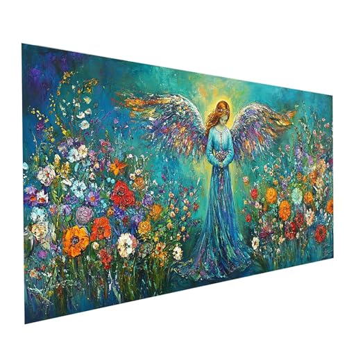 Diamond Painting Engel, 5D DIY Malen Nach Zahlen Erwachsene mit Diamond 30 x 60cm, Diamant Painting Bilder Blume, Square Strasssteine Stickerei Embroidery kit, für Wandbilder Zimmer Deko Model-00074 Diamond Painting Engel, 5D DIY Malen Nach Zahlen Erwachsene mit Diamond 30 x 60cm, Diamant Painting Bilder Blume, Square Strasssteine Stickerei Embroidery kit, für Wandbilder Zimmer Deko Model-00074 von XELIETOO