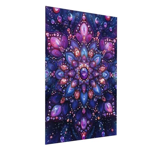 Diamond Painting Erwachsene Blume Square Volldiamant Malen Nach Zahlen Mandala, Diamant Strasssteine DIY set mit Diamond Painting Zubehör, Bastelset Erwachsene für Zimmer Deko 60 x 85 cm Model-11911 Diamond Painting Erwachsene Blume Square Volldiamant Malen Nach Zahlen Mandala, Diamant Strasssteine DIY set mit Diamond Painting Zubehör, Bastelset Erwachsene für Zimmer Deko 60 x 85 cm Model-11911 von XELIETOO