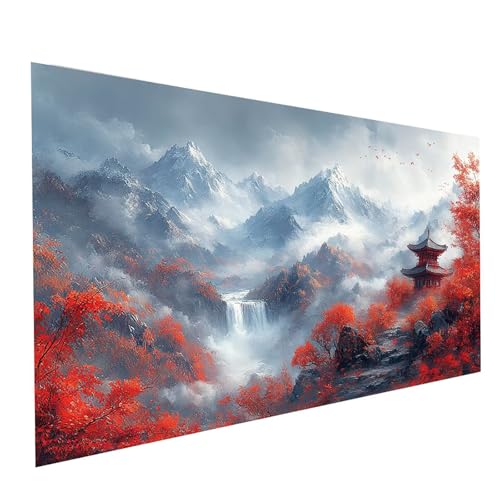 Diamond Painting Erwachsene Landschaft Runden Volldiamant Malen Nach Zahlen Schneeberg, Diamant Strasssteine DIY Set mit Diamond Painting Zubehör, Bastelset Erwachsene Room Decor 160x80cm Model-01335 Diamond Painting Erwachsene Landschaft Runden Volldiamant Malen Nach Zahlen Schneeberg, Diamant Strasssteine DIY Set mit Diamond Painting Zubehör, Bastelset Erwachsene Room Decor 160x80cm Model-01335 von XELIETOO