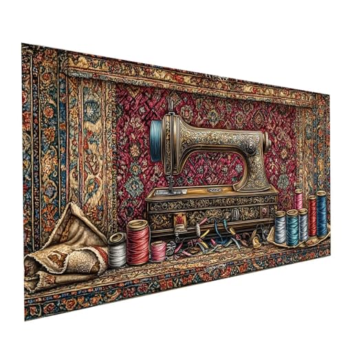 Diamond Painting Erwachsene Nähmaschine Runden Volldiamant Malen Nach Zahlen Landschaft, Diamant Strasssteine DIY Set mit Diamond Painting Zubehör, Bastelset Erwachsene Room Decor 140x70cm Model-00278 Diamond Painting Erwachsene Nähmaschine Runden Volldiamant Malen Nach Zahlen Landschaft, Diamant Strasssteine DIY Set mit Diamond Painting Zubehör, Bastelset Erwachsene Room Decor 140x70cm Model-00278 von XELIETOO