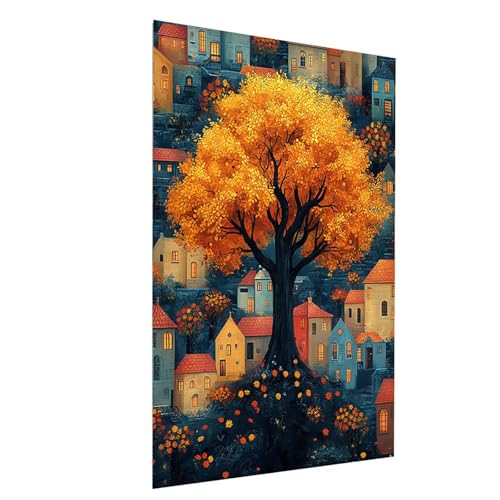 Diamond Painting Erwachsene Stadt Square Volldiamant Malen Nach Zahlen Baum, Diamant Strasssteine DIY set mit Diamond Painting Zubehör, Bastelset Erwachsene für Deko Wohnzimmer 40 x 55cm Model-12677 Diamond Painting Erwachsene Stadt Square Volldiamant Malen Nach Zahlen Baum, Diamant Strasssteine DIY set mit Diamond Painting Zubehör, Bastelset Erwachsene für Deko Wohnzimmer 40 x 55cm Model-12677 von XELIETOO