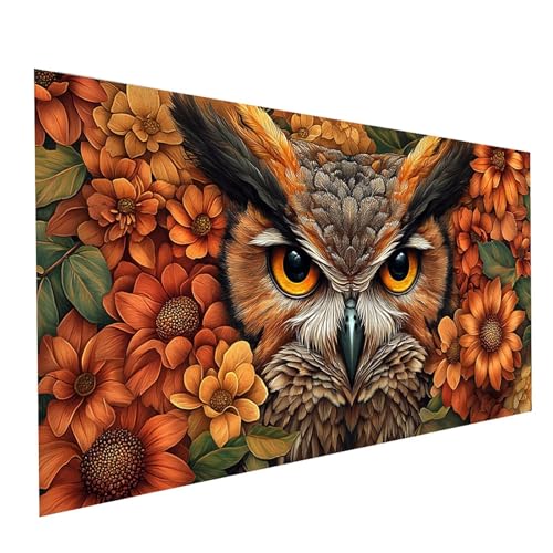Diamond Painting Eule, 5D DIY Malen Nach Zahlen Erwachsene mit Diamond 30x60cm, Diamant Painting Bilder Blume, Square Strasssteine Stickerei Embroidery kit, für Wandbilder Zimmer Deko Model-01642 Diamond Painting Eule, 5D DIY Malen Nach Zahlen Erwachsene mit Diamond 30x60cm, Diamant Painting Bilder Blume, Square Strasssteine Stickerei Embroidery kit, für Wandbilder Zimmer Deko Model-01642 von XELIETOO