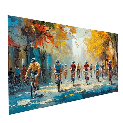 Diamond Painting Fahrrad, 5D DIY Malen Nach Zahlen Erwachsene mit Diamond 30 x 60 cm, Diamant Painting Bilder Athlet, Square Strasssteine Stickerei Embroidery kit, für Deko Wohnzimmer Model-00906 Diamond Painting Fahrrad, 5D DIY Malen Nach Zahlen Erwachsene mit Diamond 30 x 60 cm, Diamant Painting Bilder Athlet, Square Strasssteine Stickerei Embroidery kit, für Deko Wohnzimmer Model-00906 von XELIETOO