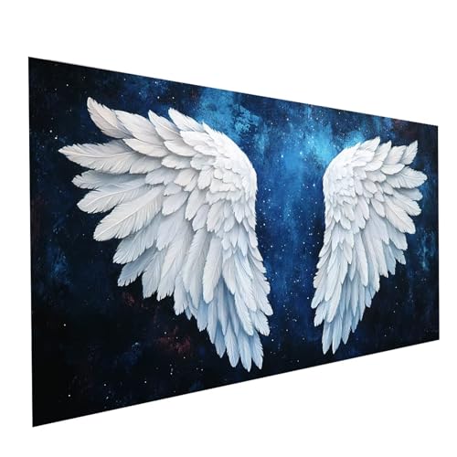 Diamond Painting Flügel, 5D DIY Malen Nach Zahlen Erwachsene mit Diamond 30 x 60 cm, Diamant Painting Bilder Sternenhimmel, Square Strasssteine Stickerei Embroidery kit, für Zimmer Deko Model-06282 von XELIETOO