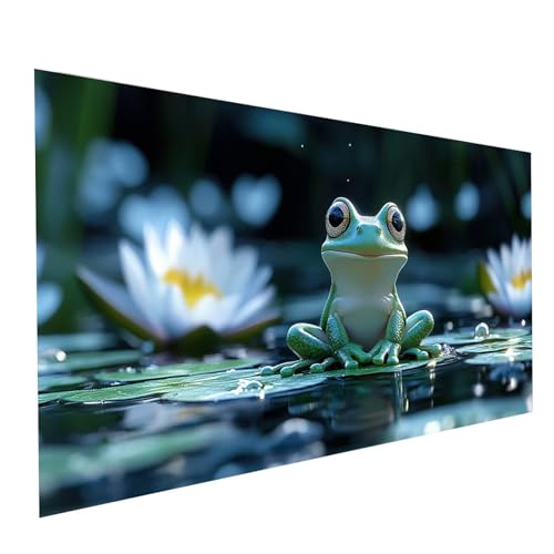 Diamond Painting Frosch, 5D DIY Malen Nach Zahlen Erwachsene mit Diamond 40x80cm, Diamant Painting Bilder Blume, Runden Strasssteine Stickerei Embroidery kit, für Wandbilder Zimmer Deko Model-09179 Diamond Painting Frosch, 5D DIY Malen Nach Zahlen Erwachsene mit Diamond 40x80cm, Diamant Painting Bilder Blume, Runden Strasssteine Stickerei Embroidery kit, für Wandbilder Zimmer Deko Model-09179 von XELIETOO