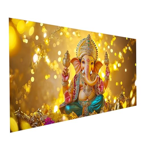 Diamond Painting Indien, 5D DIY Malen Nach Zahlen Erwachsene mit Diamond 50 x 100cm, Diamant Painting Bilder Verträumt, Runden Strasssteine Stickerei Embroidery kit, für Zimmer Deko Model-07036 von XELIETOO