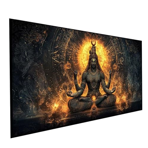 Diamond Painting Indien, 5D DIY Malen Nach Zahlen Erwachsene mit Diamond 70 x 140 cm, Diamant Painting Bilder Mythos, Square Strasssteine Stickerei Embroidery kit, für Deko Wohnzimmer Model-00526 Diamond Painting Indien, 5D DIY Malen Nach Zahlen Erwachsene mit Diamond 70 x 140 cm, Diamant Painting Bilder Mythos, Square Strasssteine Stickerei Embroidery kit, für Deko Wohnzimmer Model-00526 von XELIETOO
