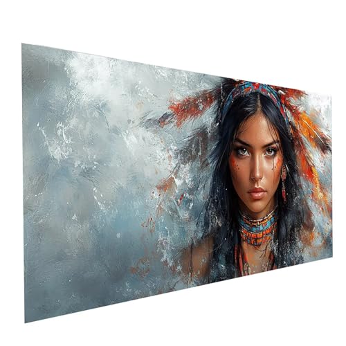Diamond Painting Indische Frau, 5D DIY Malen Nach Zahlen Erwachsene mit Diamond 30 x 60cm, Diamant Painting Bilder Landschaft, Square Strasssteine Stickerei Embroidery kit, für Zimmer Deko Model-10634 Diamond Painting Indische Frau, 5D DIY Malen Nach Zahlen Erwachsene mit Diamond 30 x 60cm, Diamant Painting Bilder Landschaft, Square Strasssteine Stickerei Embroidery kit, für Zimmer Deko Model-10634 von XELIETOO