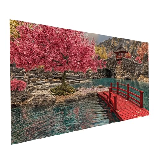 Diamond Painting Landschaft, 5D DIY Malen Nach Zahlen Erwachsene mit Diamond 100 x 200cm, Diamant Painting Bilder Baum, Runden Strasssteine Stickerei Embroidery kit, für Zimmer Deko Model-00800 Diamond Painting Landschaft, 5D DIY Malen Nach Zahlen Erwachsene mit Diamond 100 x 200cm, Diamant Painting Bilder Baum, Runden Strasssteine Stickerei Embroidery kit, für Zimmer Deko Model-00800 von XELIETOO