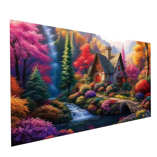 Diamond Painting Landschaft, 5D DIY Malen Nach Zahlen Erwachsene mit Diamond 30 x 60cm, Diamant Painting Bilder Baum, Square Strasssteine Stickerei Embroidery kit, für Deko Wohnzimmer Model-00938 Diamond Painting Landschaft, 5D DIY Malen Nach Zahlen Erwachsene mit Diamond 30 x 60cm, Diamant Painting Bilder Baum, Square Strasssteine Stickerei Embroidery kit, für Deko Wohnzimmer Model-00938 von XELIETOO