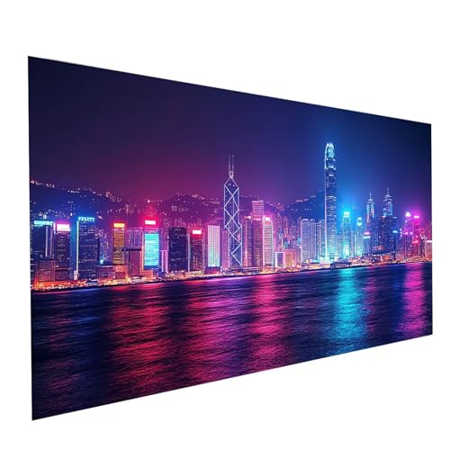 Diamond Painting New York, 5D DIY Malen Nach Zahlen Erwachsene mit Diamond 80 x 160 cm, Diamant Painting Bilder Meerblick, Runden Strasssteine Stickerei Embroidery kit, für Zimmer Deko Model-06239 von XELIETOO