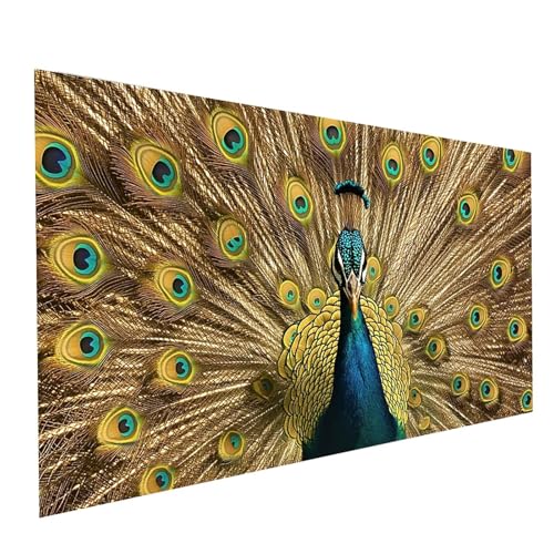Diamond Painting Pfau, 5D DIY Malen Nach Zahlen Erwachsene mit Diamond 80 x 160 cm, Diamant Painting Bilder Vögel, Square Strasssteine Stickerei Embroidery kit, für Wandbilder Zimmer Deko Model-00239 Diamond Painting Pfau, 5D DIY Malen Nach Zahlen Erwachsene mit Diamond 80 x 160 cm, Diamant Painting Bilder Vögel, Square Strasssteine Stickerei Embroidery kit, für Wandbilder Zimmer Deko Model-00239 von XELIETOO