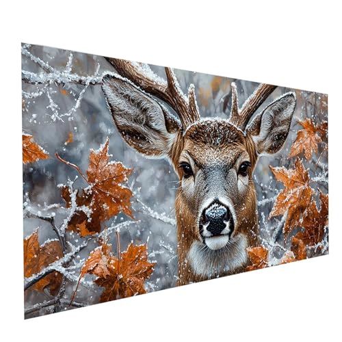 Diamond Painting Reh, 5D DIY Malen Nach Zahlen Erwachsene mit Diamond 30 x 60cm, Diamant Painting Bilder Tier, Square Strasssteine Stickerei Embroidery kit, für Wandbilder Zimmer Deko Model-01898 Diamond Painting Reh, 5D DIY Malen Nach Zahlen Erwachsene mit Diamond 30 x 60cm, Diamant Painting Bilder Tier, Square Strasssteine Stickerei Embroidery kit, für Wandbilder Zimmer Deko Model-01898 von XELIETOO