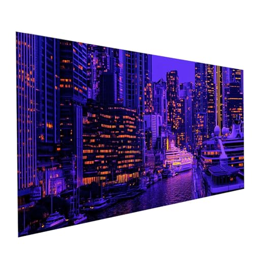 Diamond Painting Stadt, 5D DIY Malen Nach Zahlen Erwachsene mit Diamond 100 x 200 cm, Diamant Painting Bilder Nachtansicht, Square Strasssteine Stickerei Embroidery kit, für Zimmer Deko Model-01872 Diamond Painting Stadt, 5D DIY Malen Nach Zahlen Erwachsene mit Diamond 100 x 200 cm, Diamant Painting Bilder Nachtansicht, Square Strasssteine Stickerei Embroidery kit, für Zimmer Deko Model-01872 von XELIETOO
