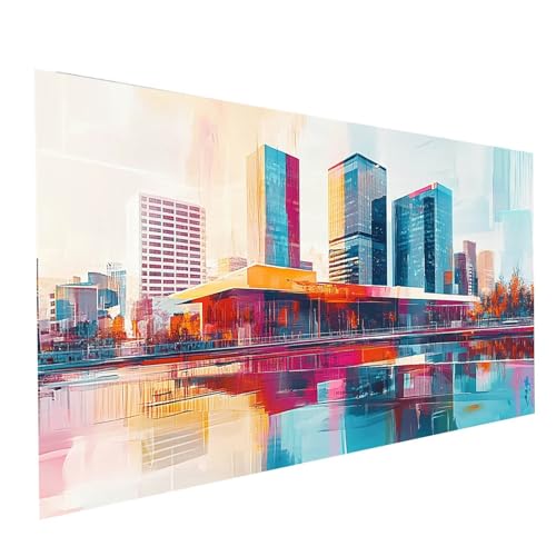 Diamond Painting Stadt, 5D DIY Malen Nach Zahlen Erwachsene mit Diamond 100 x 200cm, Diamant Painting Bilder Landschaft, Runden Strasssteine Stickerei Embroidery kit, für Zimmer Deko Model-06944 Diamond Painting Stadt, 5D DIY Malen Nach Zahlen Erwachsene mit Diamond 100 x 200cm, Diamant Painting Bilder Landschaft, Runden Strasssteine Stickerei Embroidery kit, für Zimmer Deko Model-06944 von XELIETOO