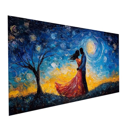 Diamond Painting Sternenhimmel, 5D DIY Malen Nach Zahlen Erwachsene mit Diamond 80 x 160cm, Diamant Painting Bilder Liebe, Square Strasssteine Stickerei Embroidery kit, für Zimmer Deko Model-00271 Diamond Painting Sternenhimmel, 5D DIY Malen Nach Zahlen Erwachsene mit Diamond 80 x 160cm, Diamant Painting Bilder Liebe, Square Strasssteine Stickerei Embroidery kit, für Zimmer Deko Model-00271 von XELIETOO