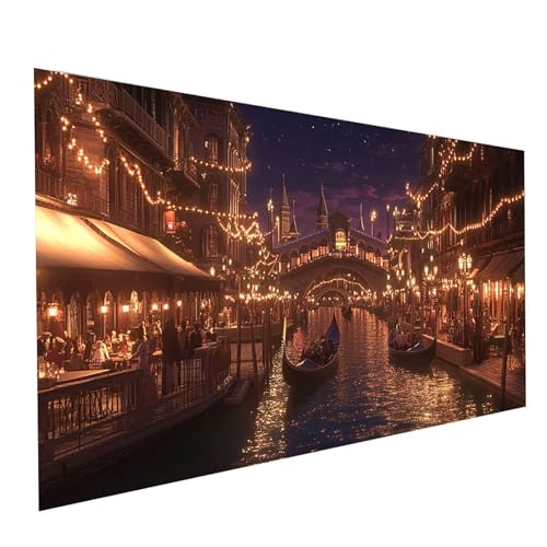 Diamond Painting Venedig, 5D DIY Malen Nach Zahlen Erwachsene mit Diamond 30x60cm, Diamant Painting Bilder Landschaft, Runden Strasssteine Stickerei Embroidery kit, für Deko Wohnzimmer Model-05818 Diamond Painting Venedig, 5D DIY Malen Nach Zahlen Erwachsene mit Diamond 30x60cm, Diamant Painting Bilder Landschaft, Runden Strasssteine Stickerei Embroidery kit, für Deko Wohnzimmer Model-05818 von XELIETOO