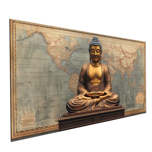 Diamond Painting Zen, 5D DIY Malen Nach Zahlen Erwachsene mit Diamond 100 x 200cm, Diamant Painting Bilder Weltkarte, Runden Strasssteine Stickerei Embroidery kit, für Deko Wohnzimmer Model-01856 Diamond Painting Zen, 5D DIY Malen Nach Zahlen Erwachsene mit Diamond 100 x 200cm, Diamant Painting Bilder Weltkarte, Runden Strasssteine Stickerei Embroidery kit, für Deko Wohnzimmer Model-01856 von XELIETOO