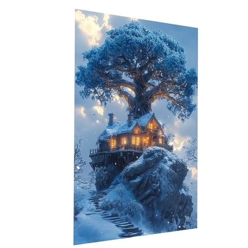 Malen Nach Zahlen Erwachsene Baum Malen Nach Zahlen Basteln Erwachsene Landschaft mit Acrylfarben Set Pinselset und Leinwand zum Bemalen 60 x 80 cm, Leinwand Bilder für Deko Wohnzimmer Model-03507 Malen Nach Zahlen Erwachsene Baum Malen Nach Zahlen Basteln Erwachsene Landschaft mit Acrylfarben Set Pinselset und Leinwand zum Bemalen 60 x 80 cm, Leinwand Bilder für Deko Wohnzimmer Model-03507 von XELIETOO