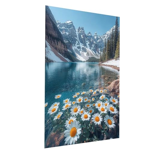 Malen Nach Zahlen Erwachsene Blume Malen Nach Zahlen Kinder Berg, DIY Set Erwachsene Paint by Numbers, Farbe Leinwand Zum Bemalen 80x60 cm für Wanddeko Wohnzimmer Geschenke für Frauen Mann Model-02652 Malen Nach Zahlen Erwachsene Blume Malen Nach Zahlen Kinder Berg, DIY Set Erwachsene Paint by Numbers, Farbe Leinwand Zum Bemalen 80x60 cm für Wanddeko Wohnzimmer Geschenke für Frauen Mann Model-02652 von XELIETOO